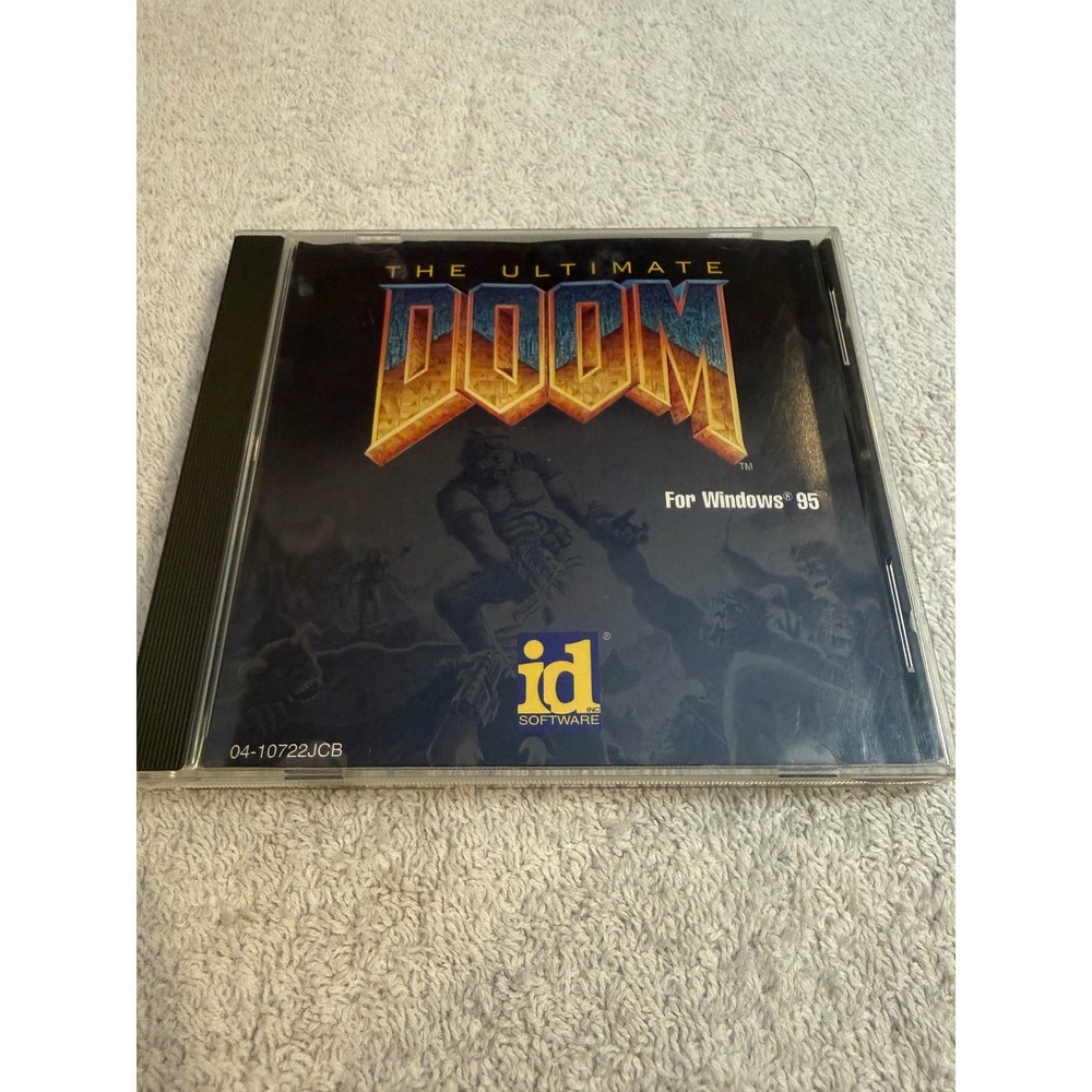 The Ultimate Doom Windows 95 PC Game CD-ROM id Software GT Interactive 1995